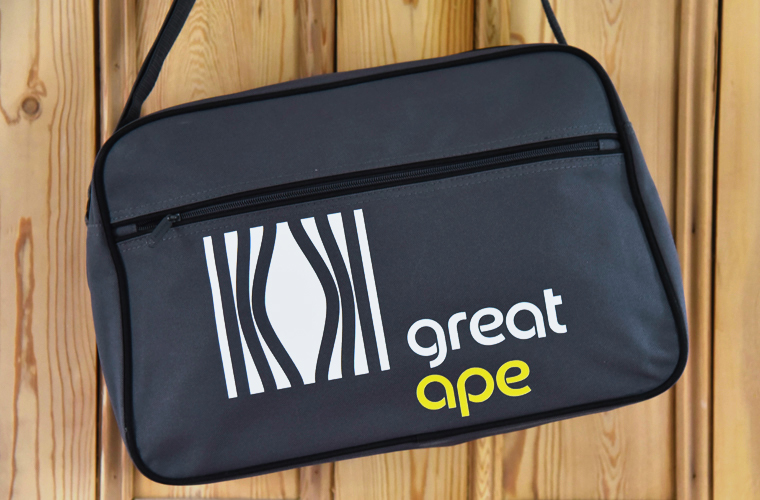GreatApe merchandise record bag